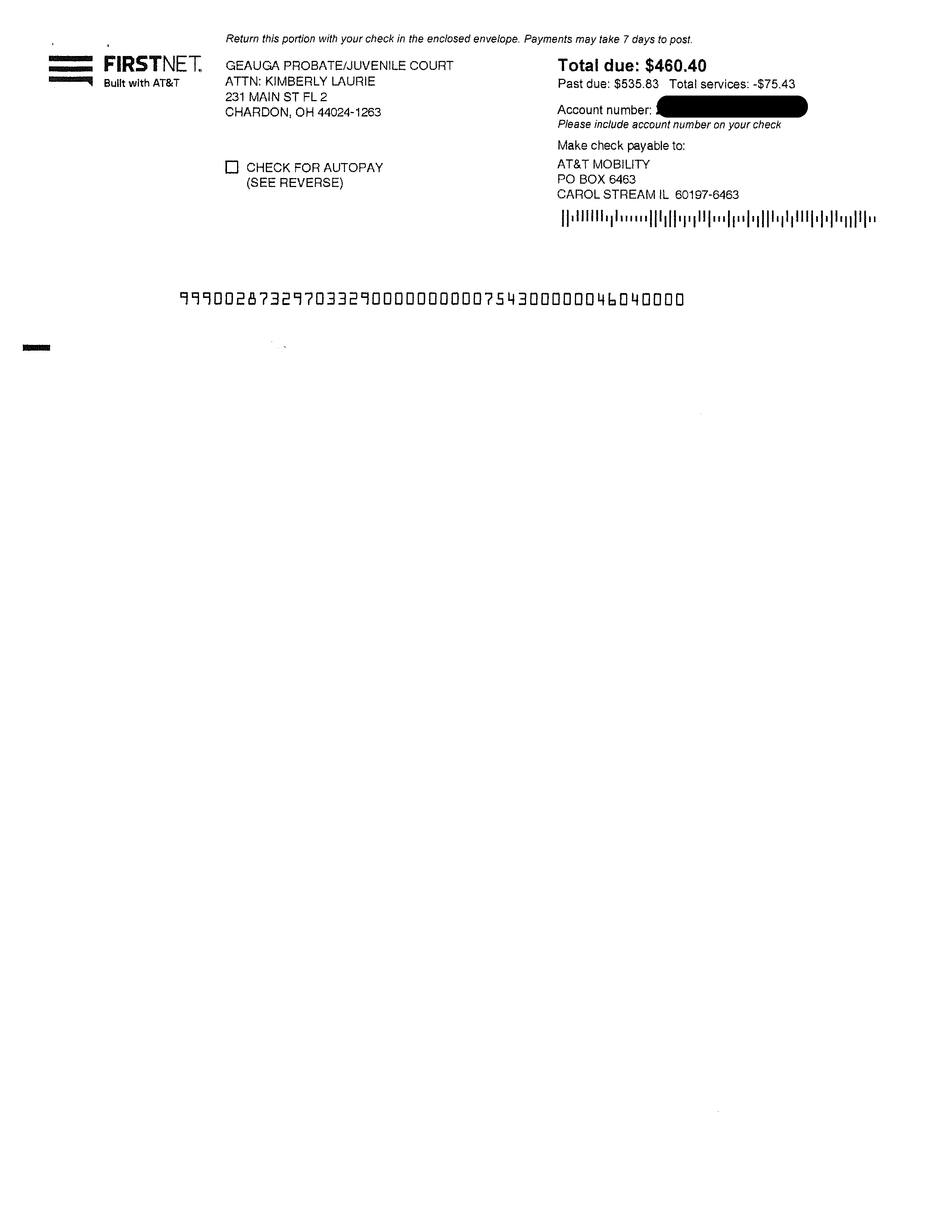 First Net Invoice Remittance Advice Slip