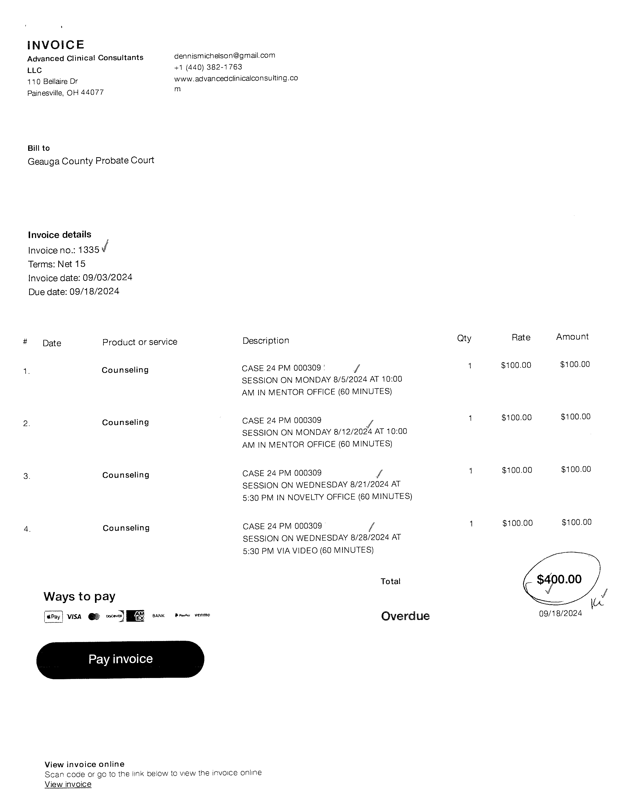 Invoice