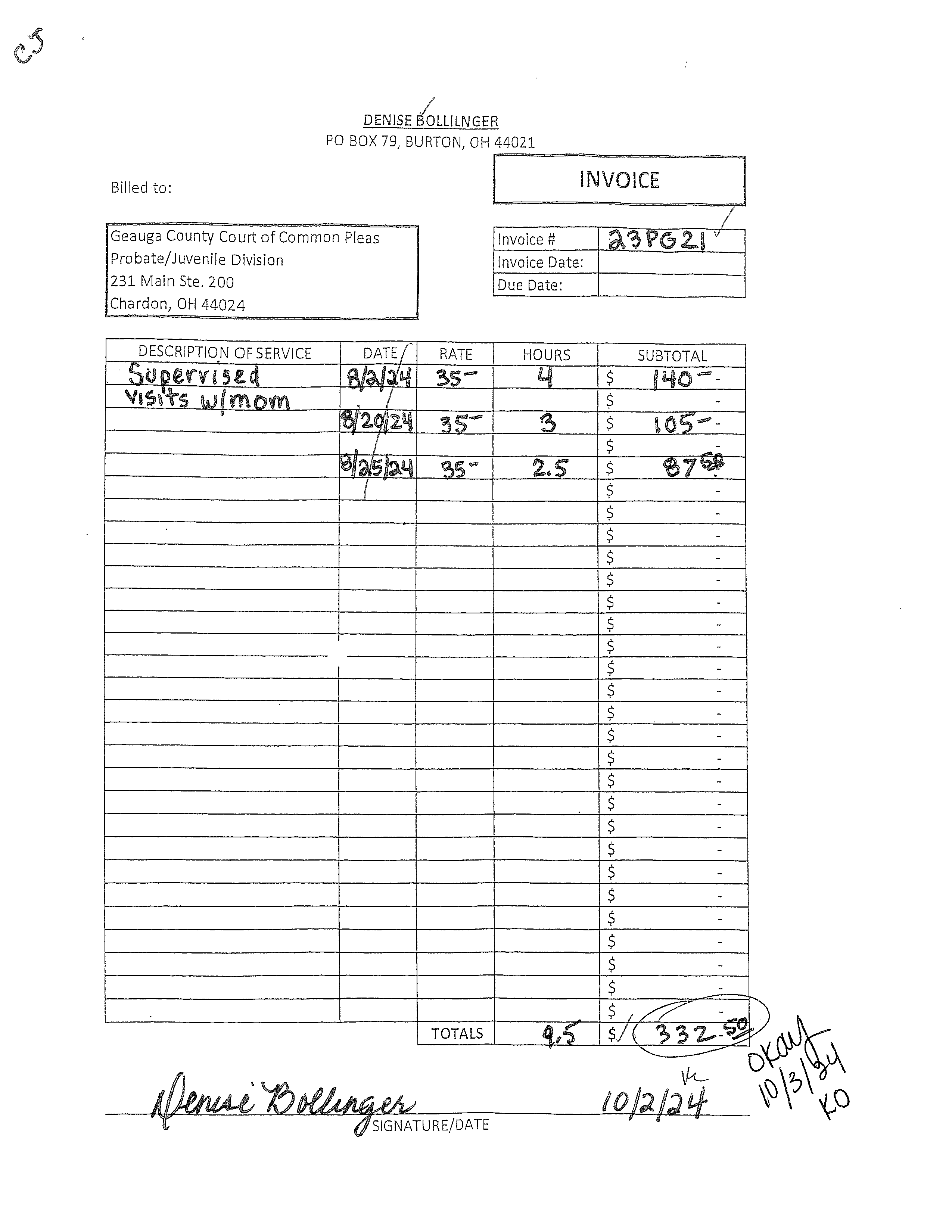 Invoice