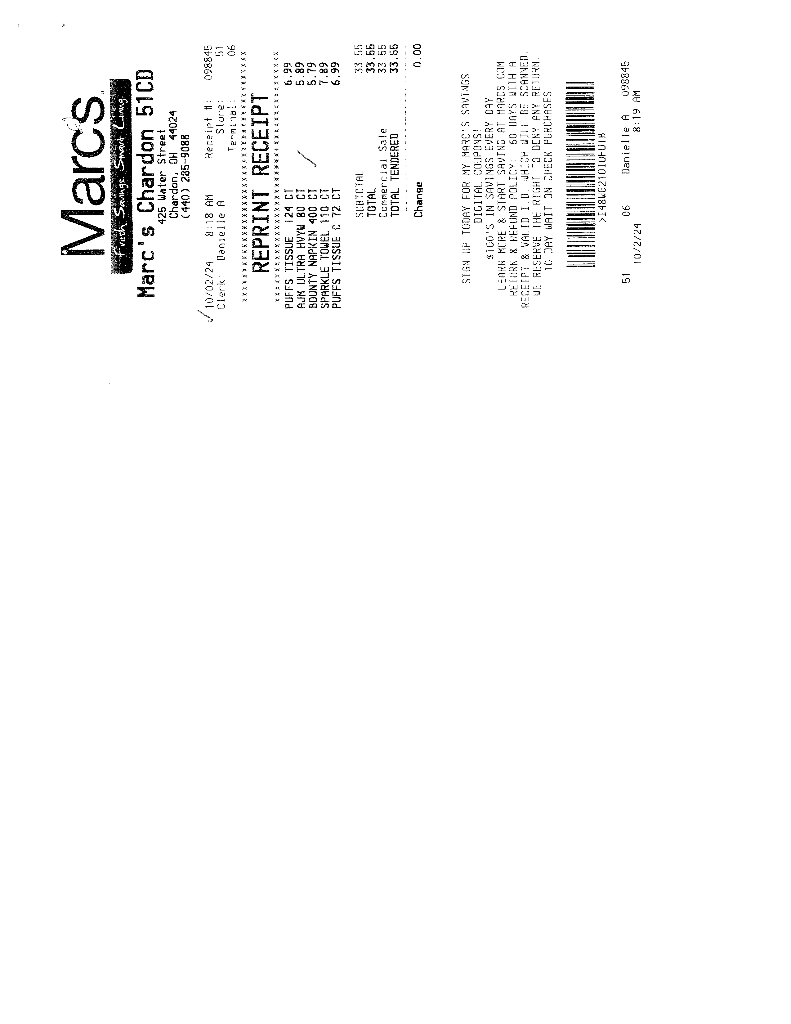 Receipt