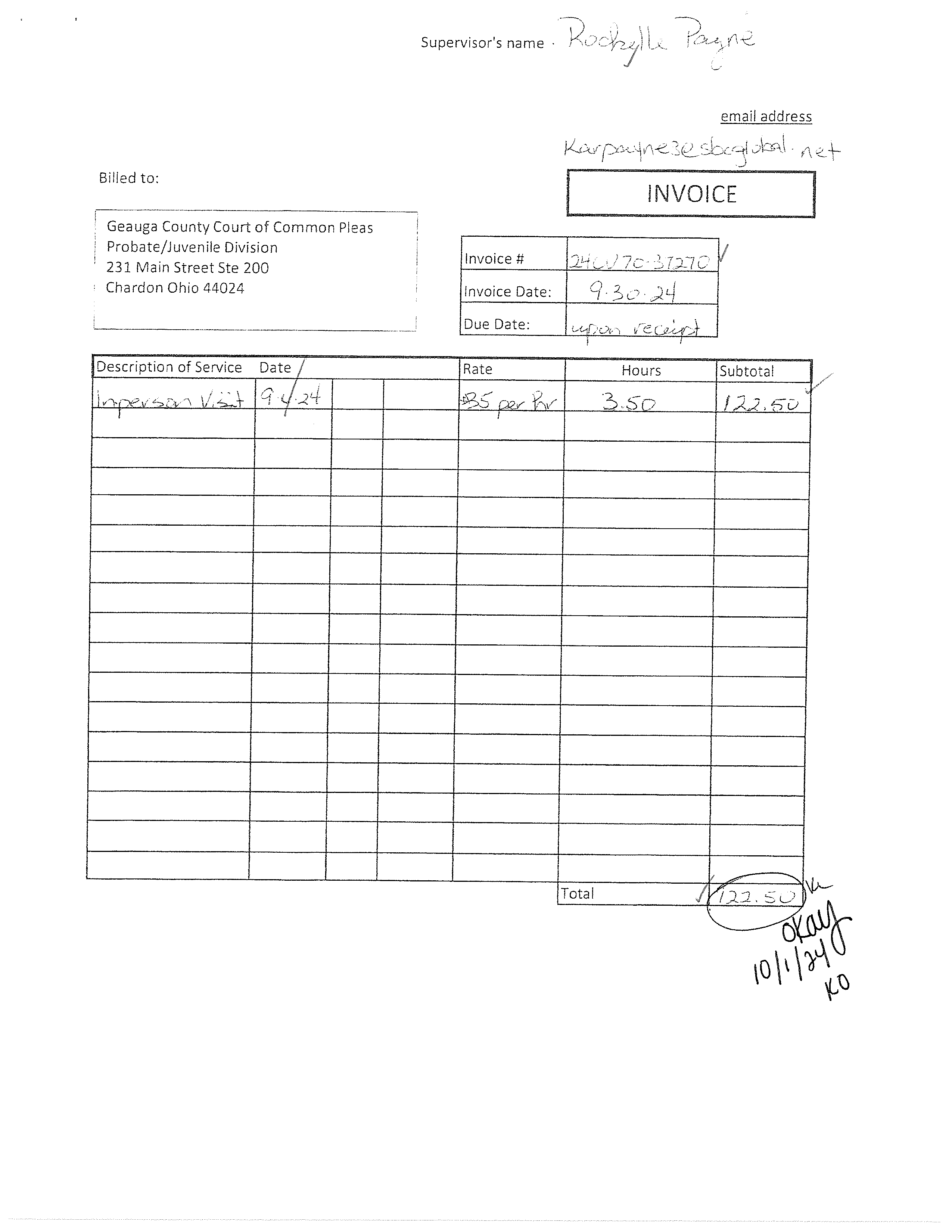 Invoice