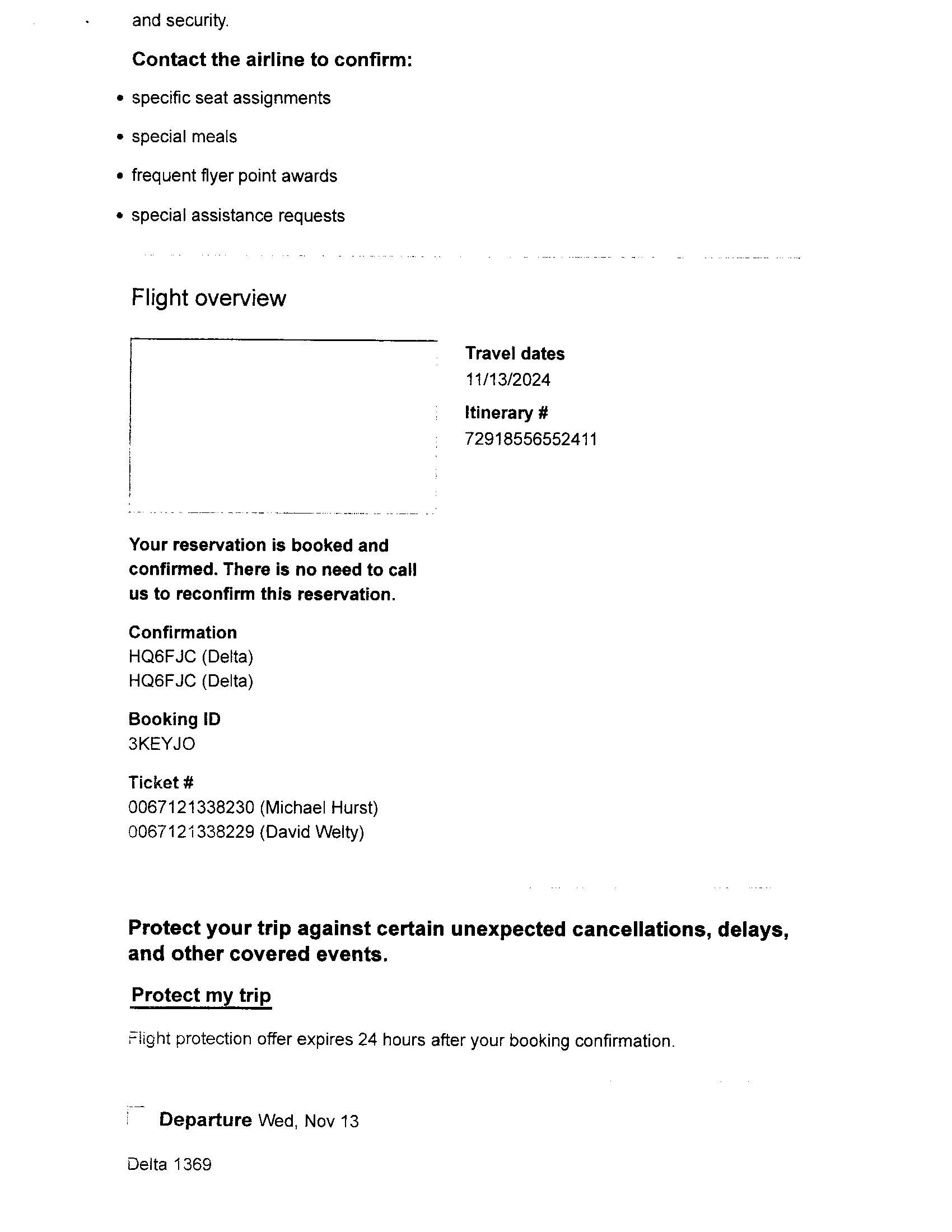 Delta Flight Documentation