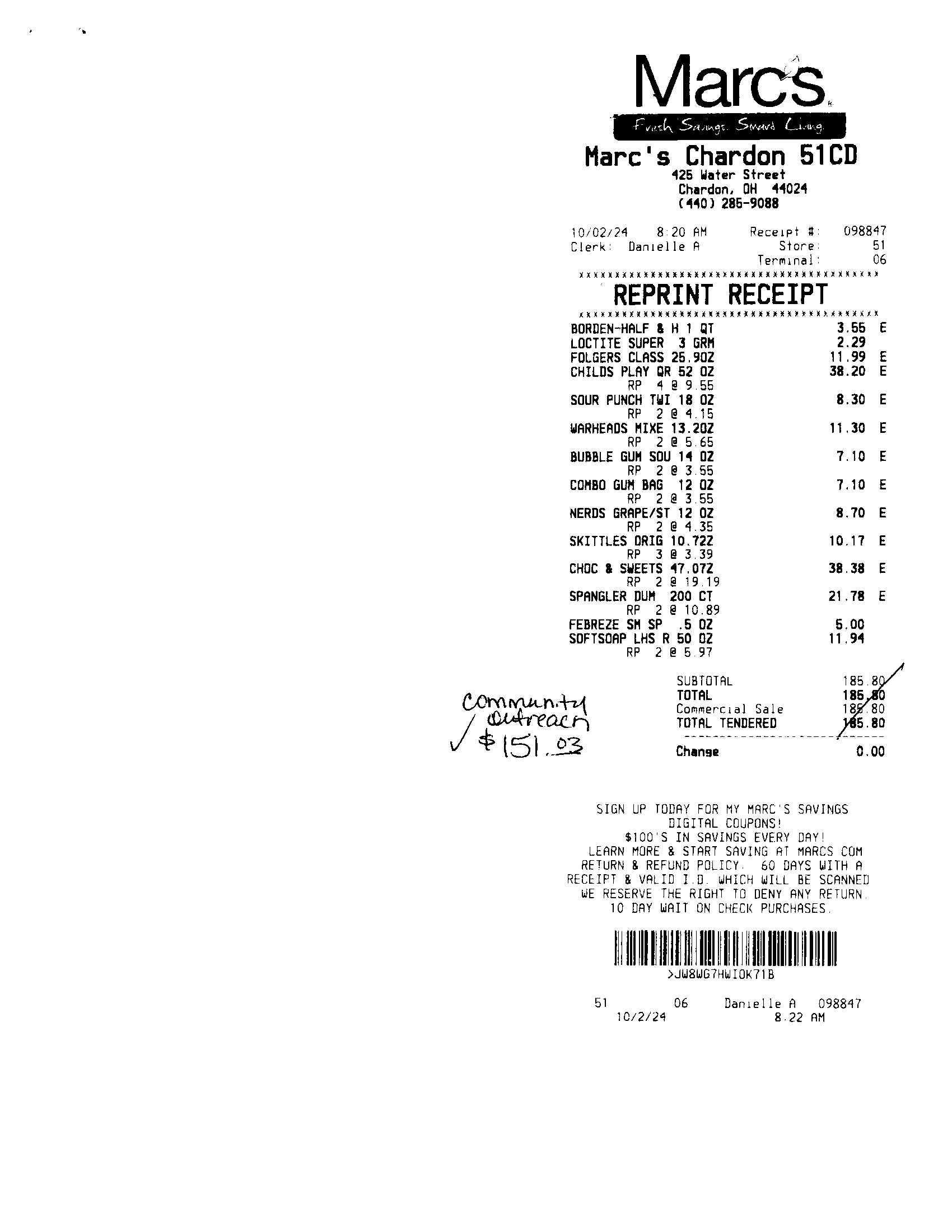 Receipt