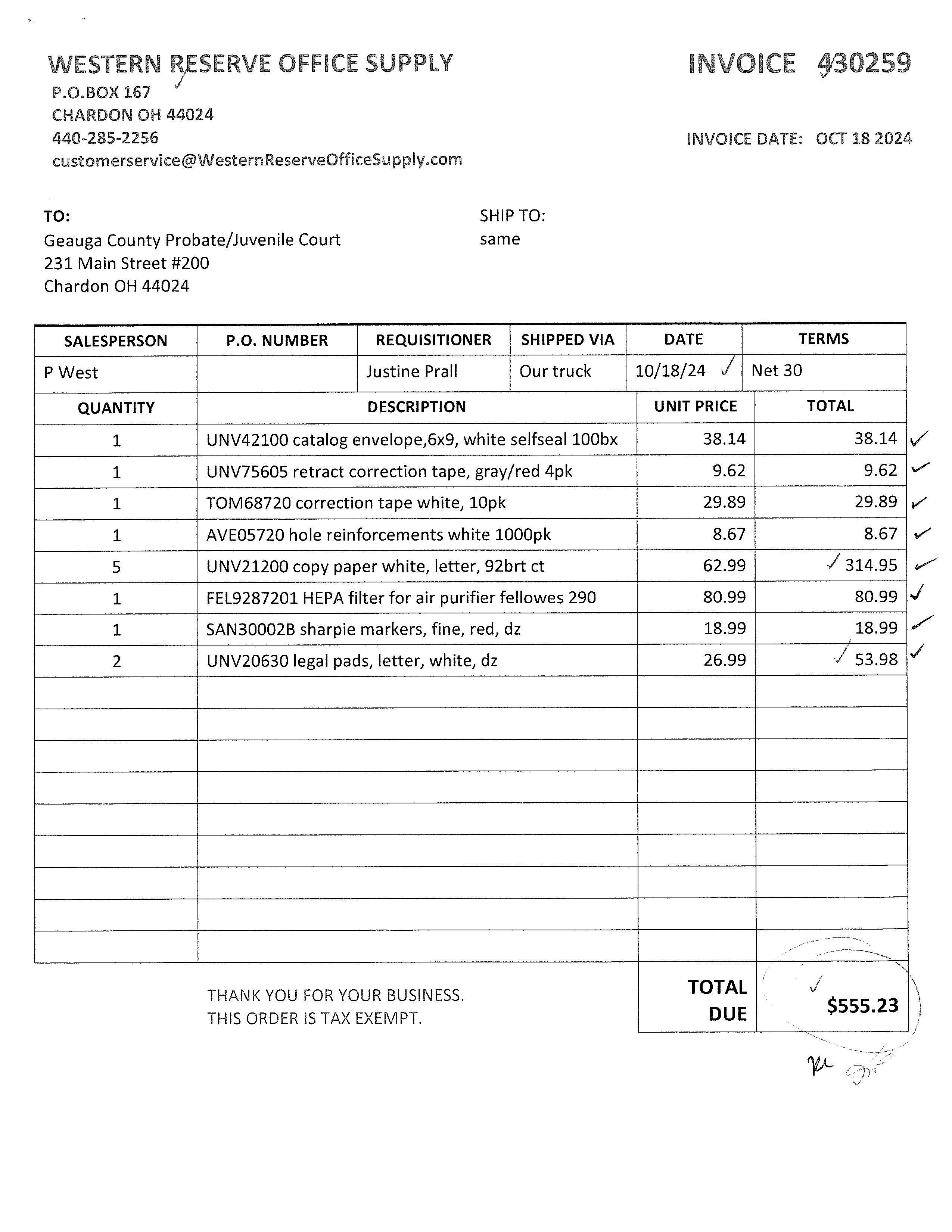 Invoice