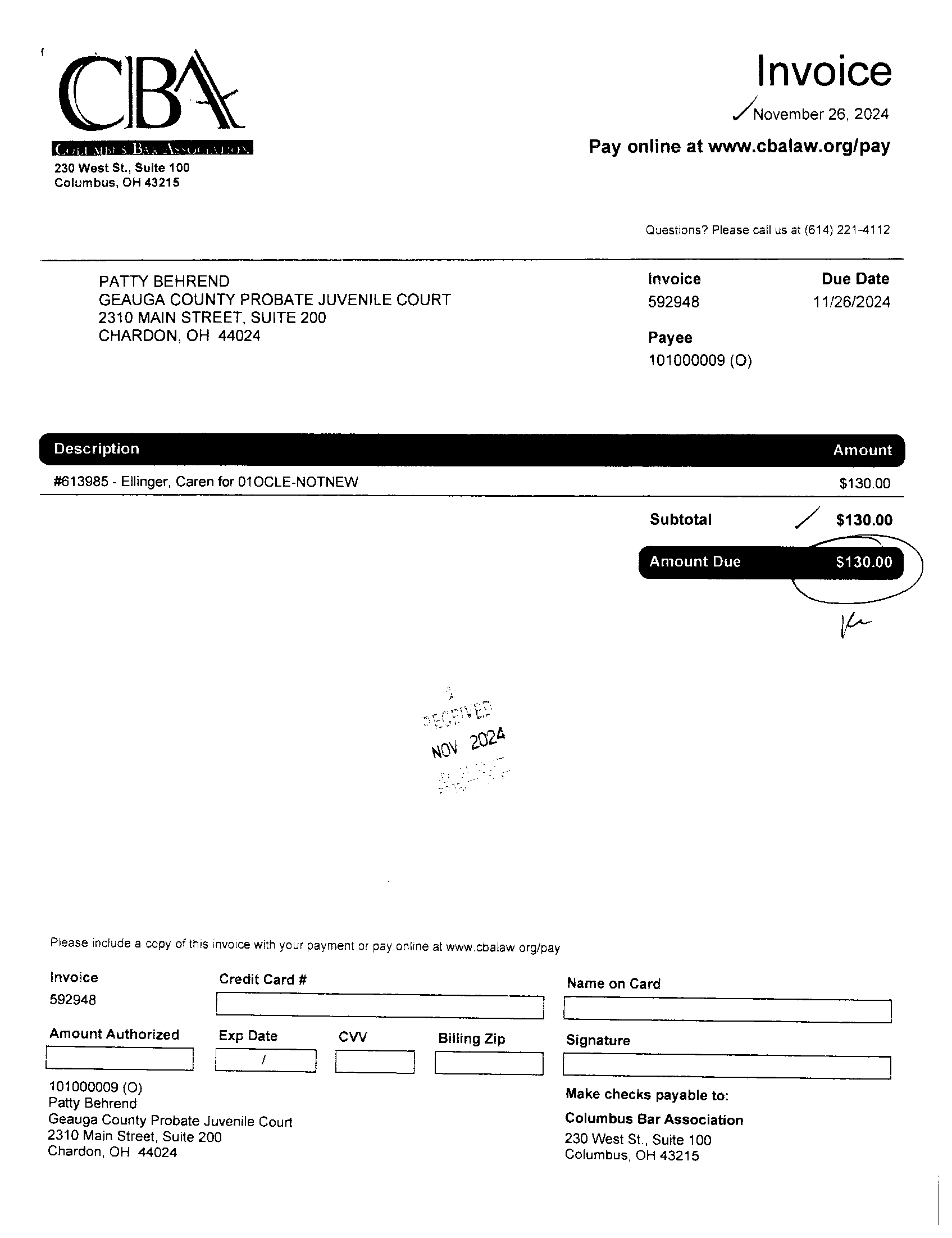 Invoice