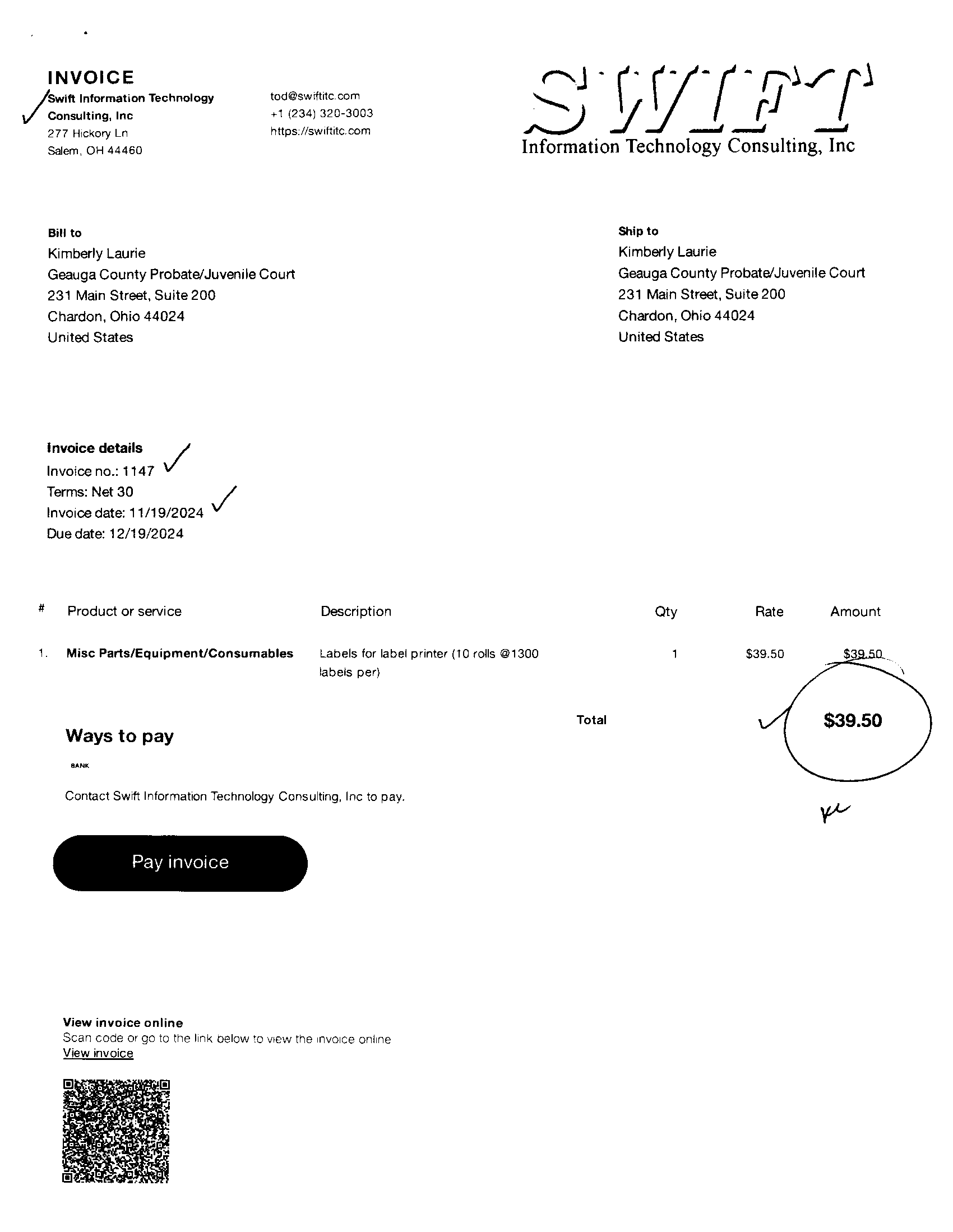 Invoice