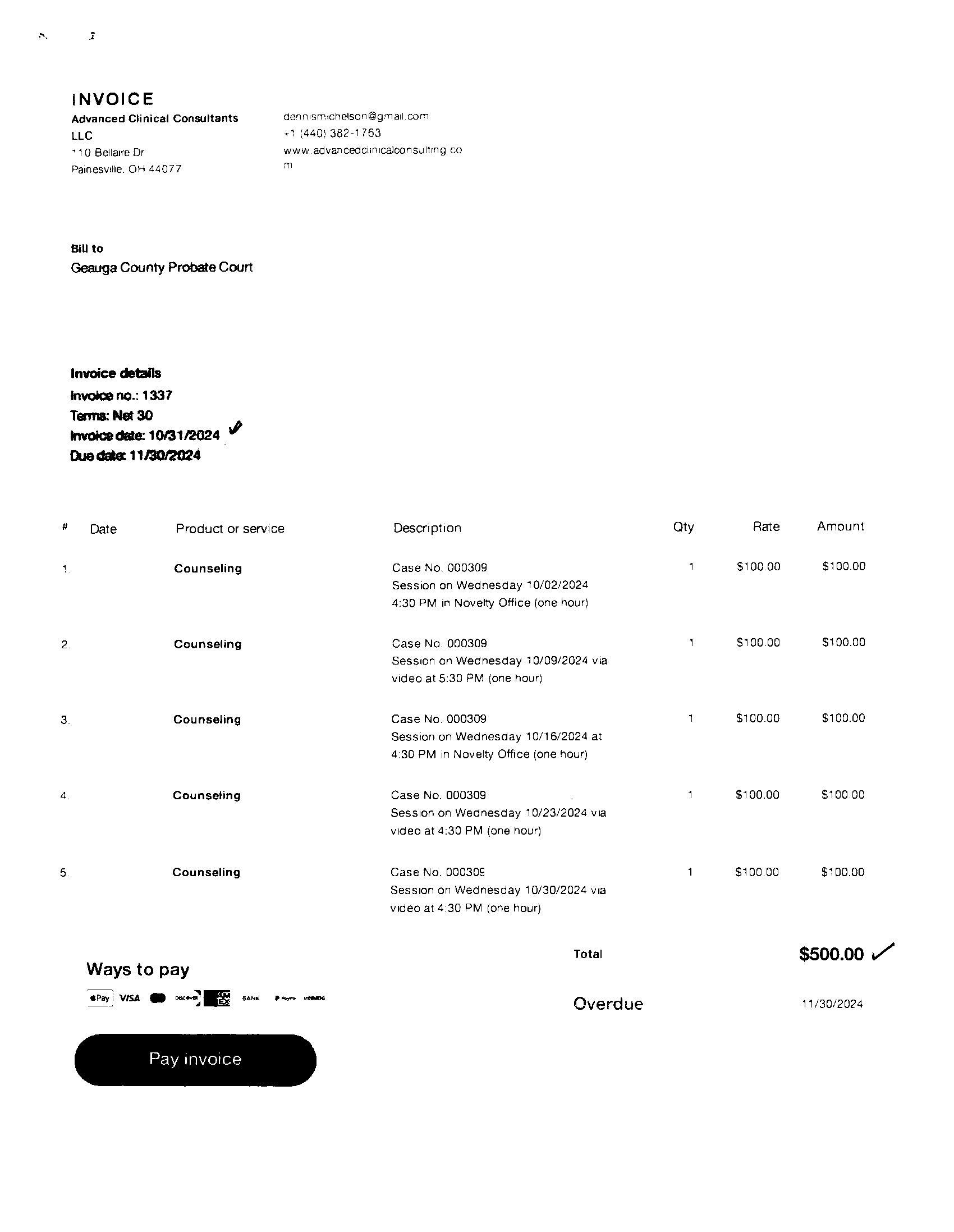 Invoice