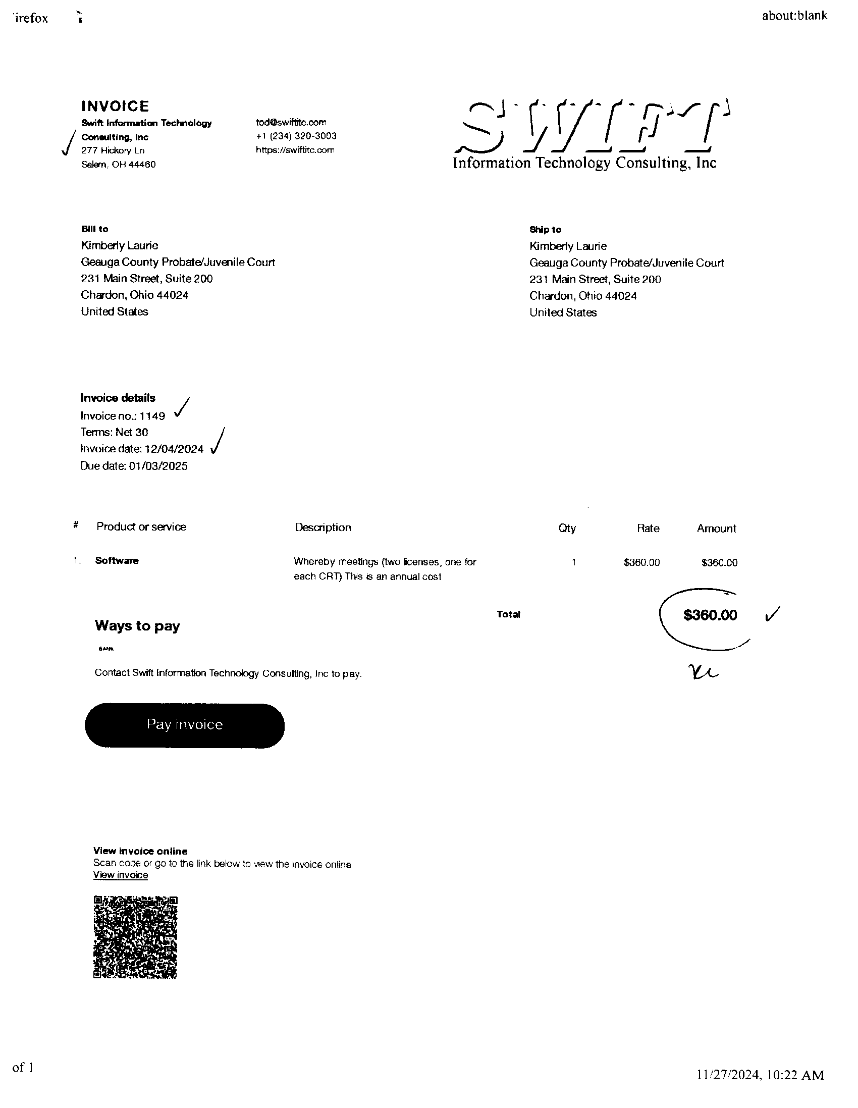 Invoice