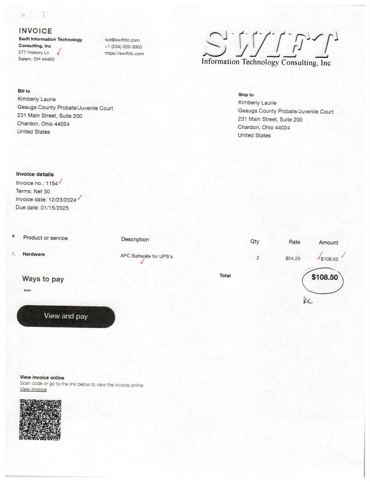 Invoice