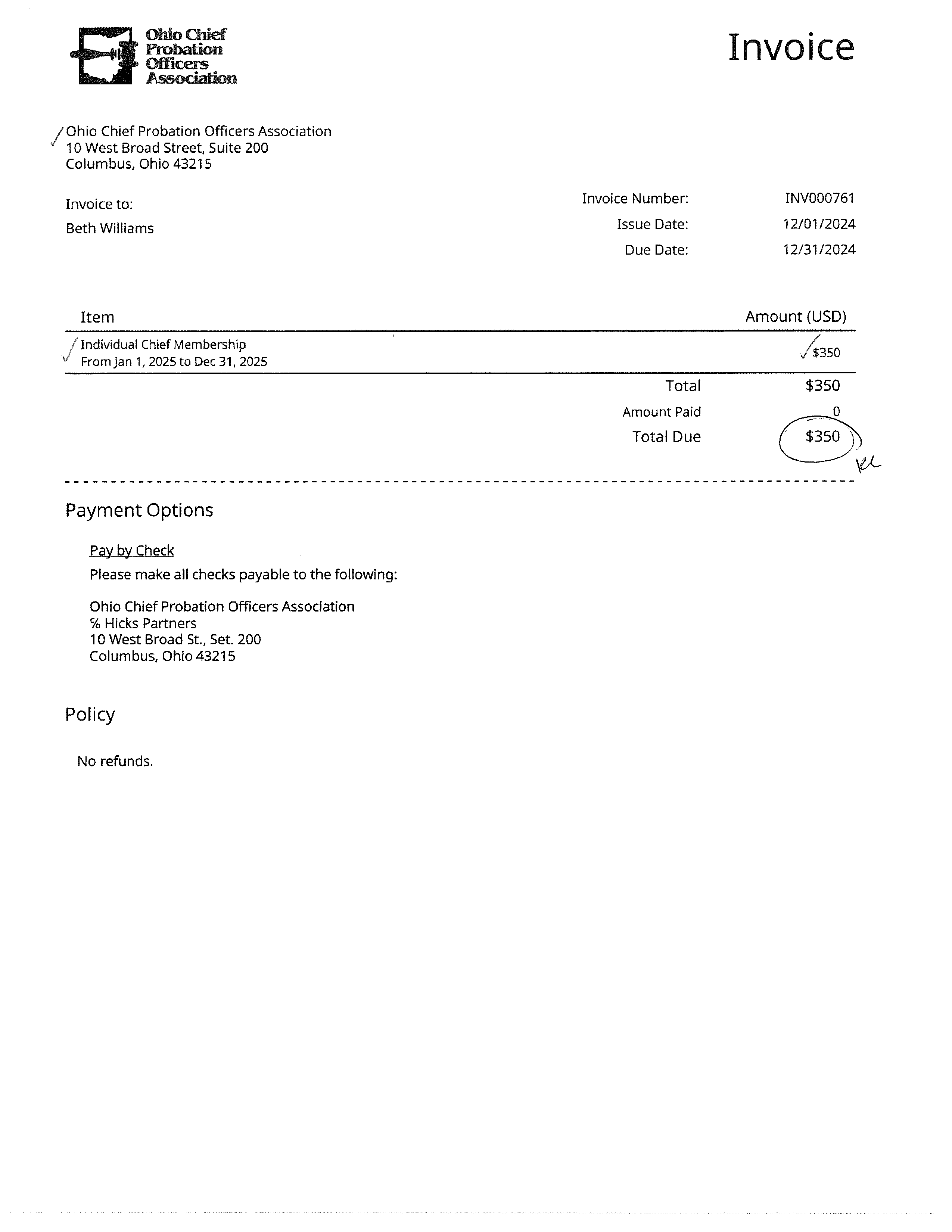 Invoice