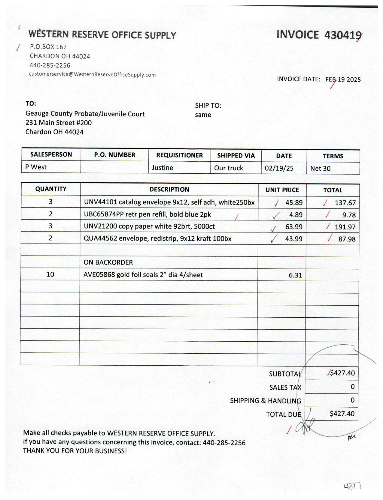 Invoice