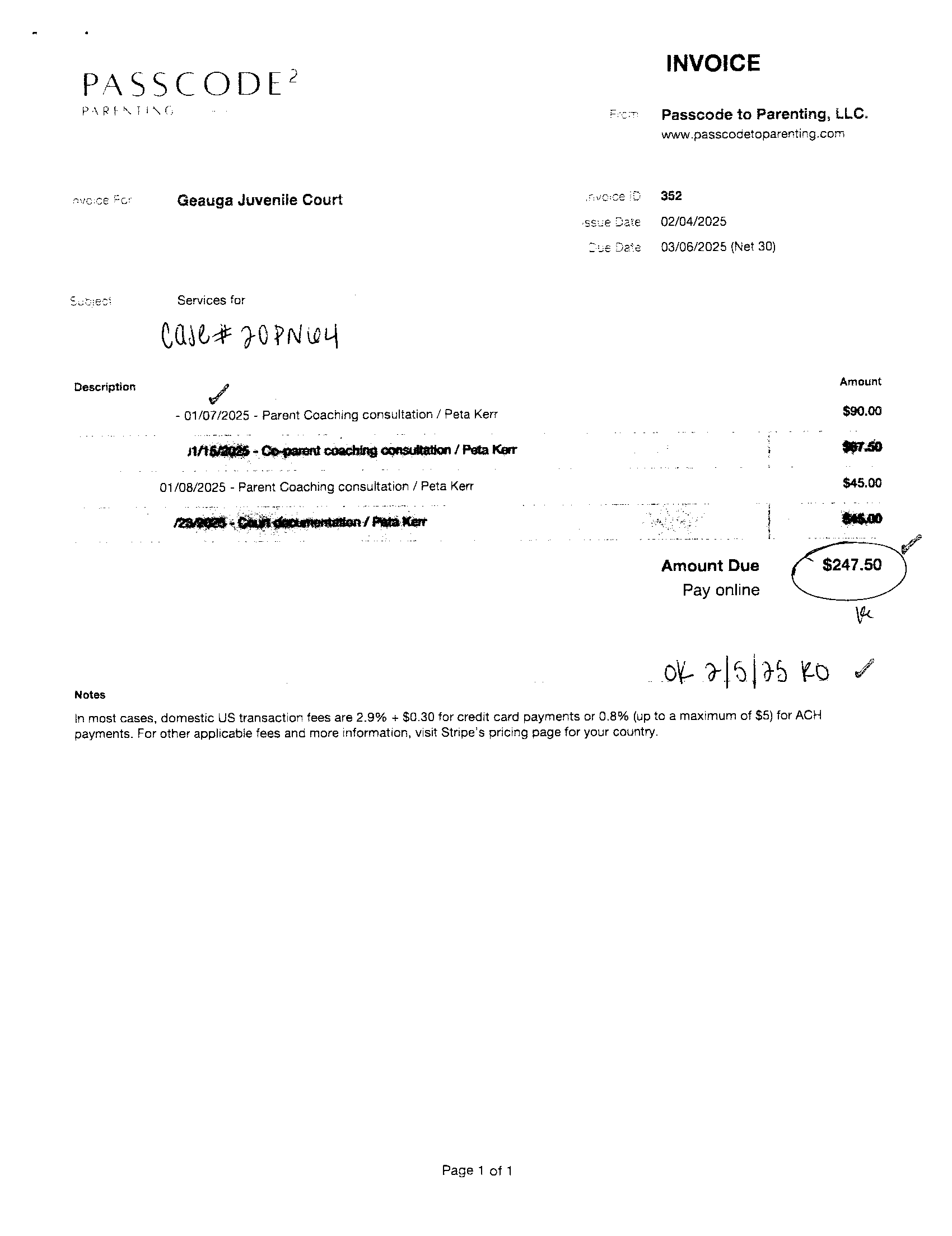 Invoice