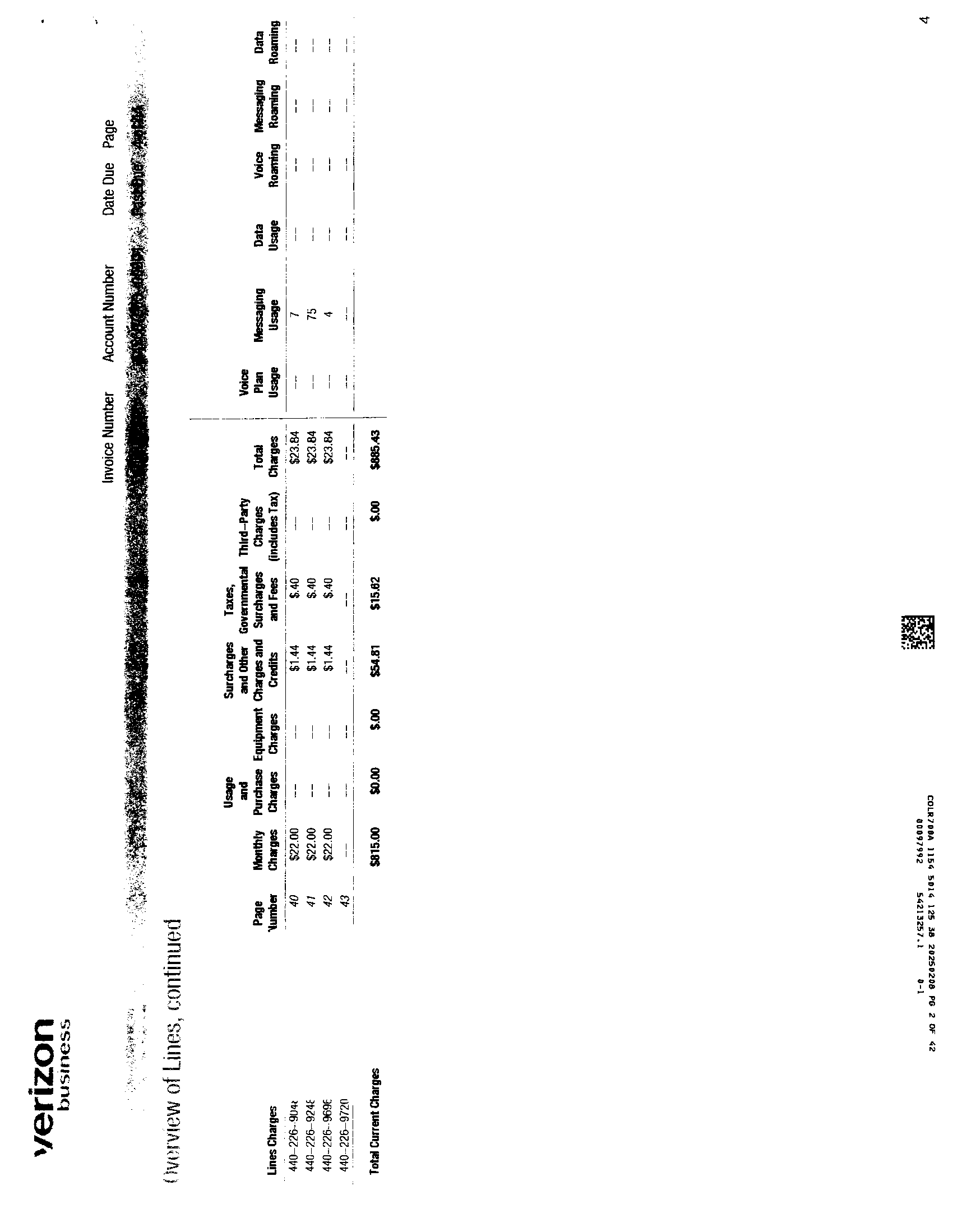 Overview of Lines, continued