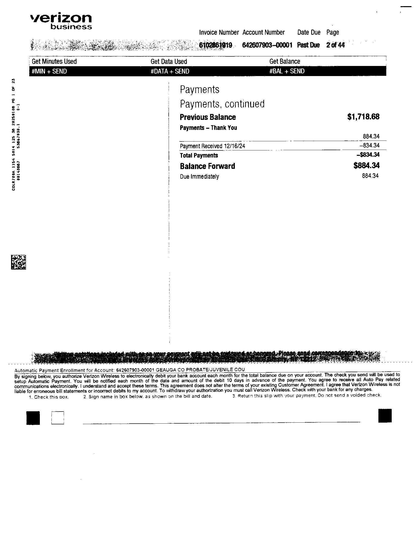 Payments