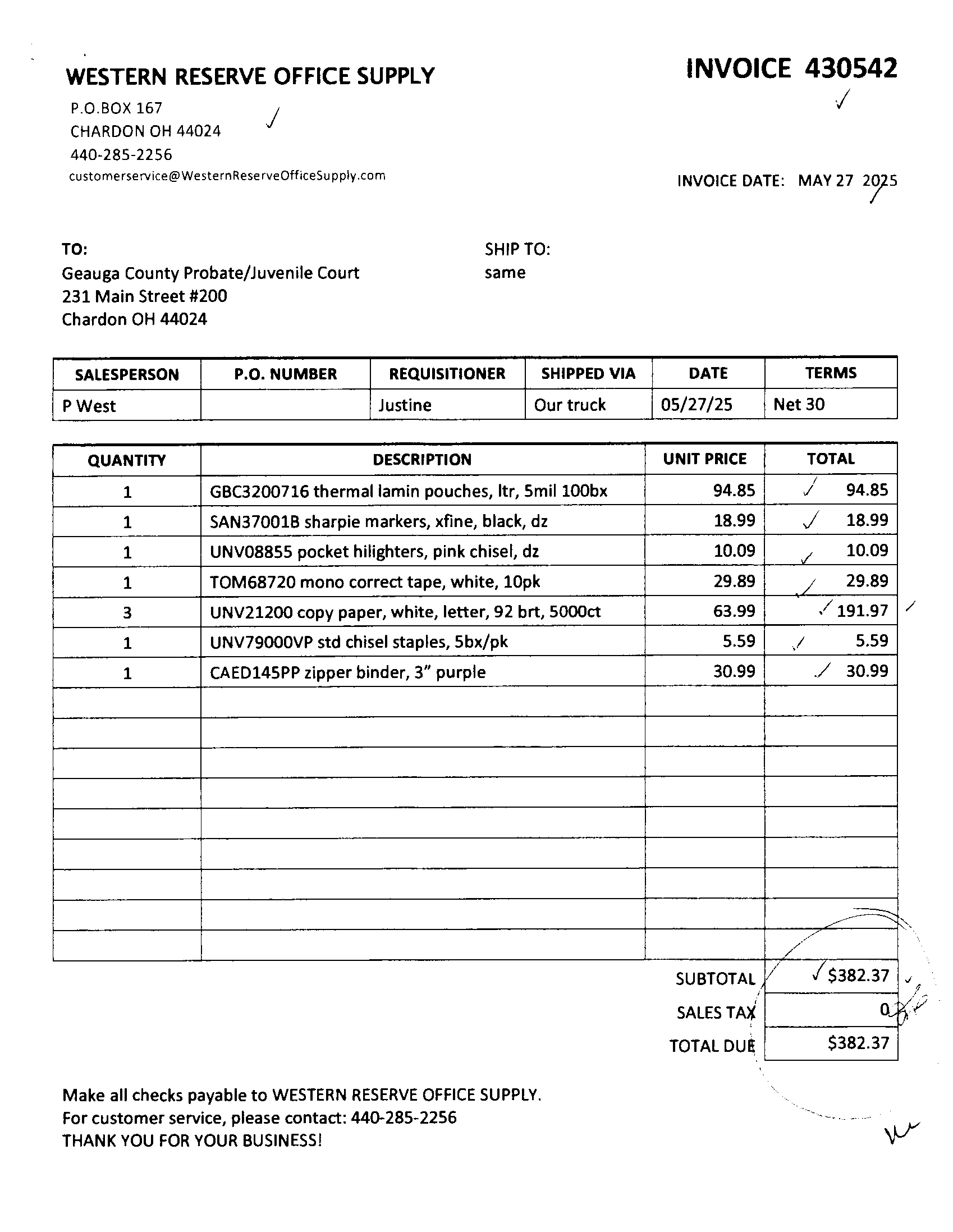Invoice