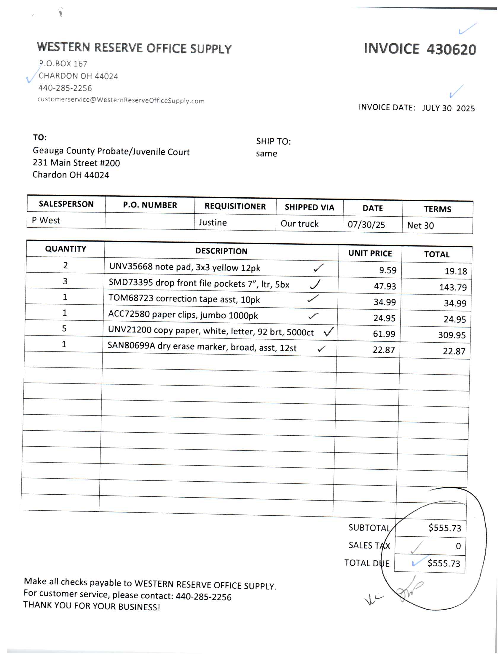 Invoice