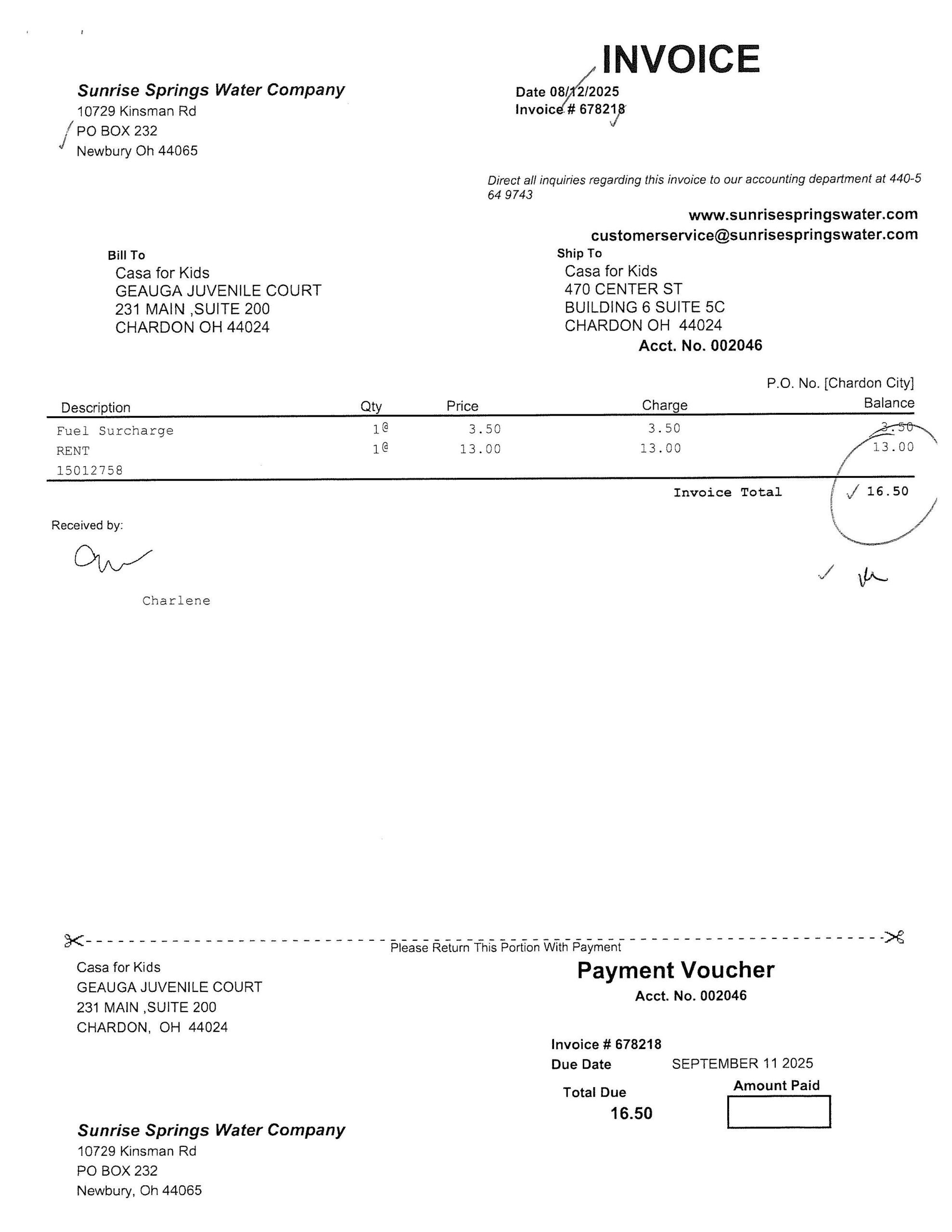 Invoice