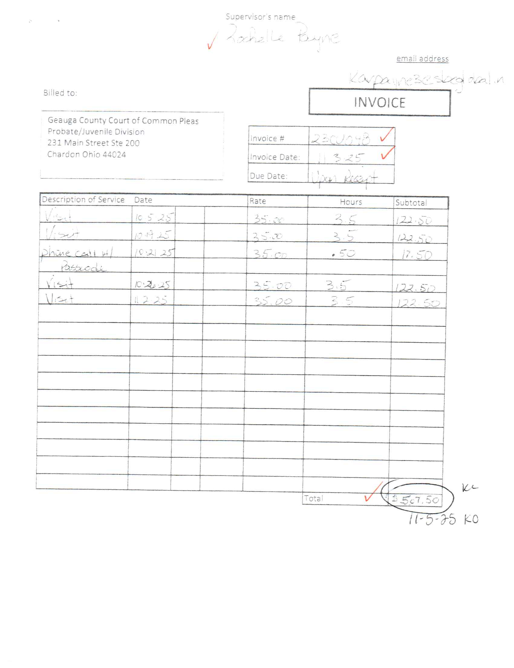 Invoice